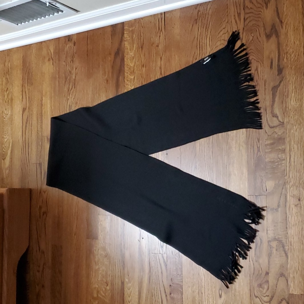 Black Hugo Boss Scarf
